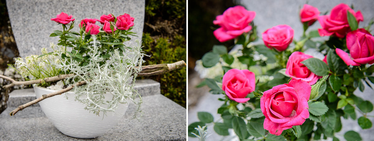 Nagrobni aranžma vrtnice