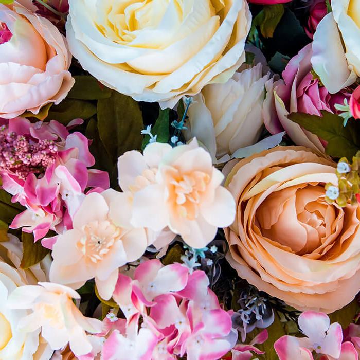 cvetje razlicnih barv za sopek