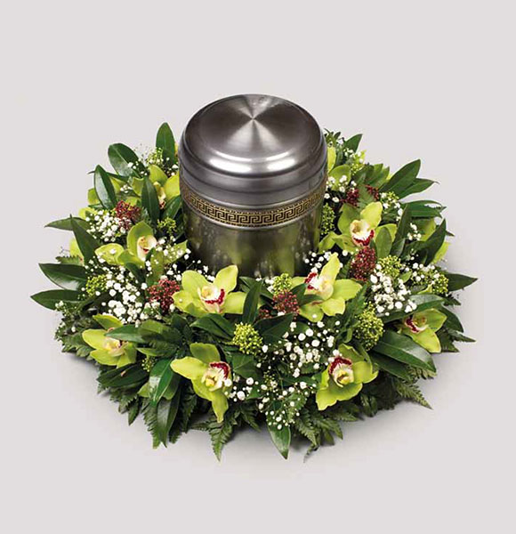 Zarni venec z orhidejami